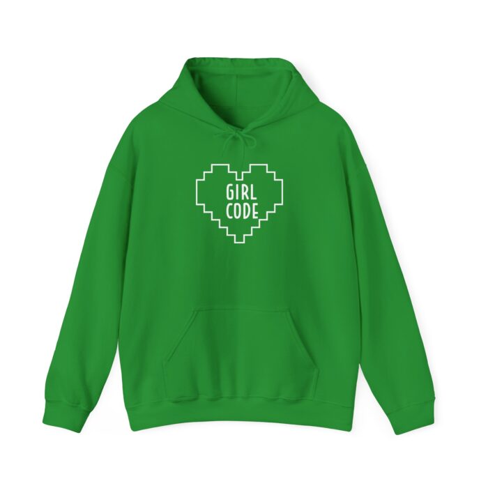 Girl Code Pixel Heart Hoodie - Image 13