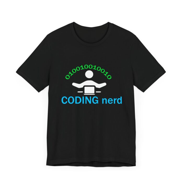 "Coding Nerd" T-shirt for programmers, developers, and tech enthusiasts
