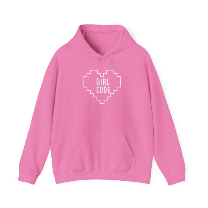 Girl Code Pixel Heart Hoodie - Image 22