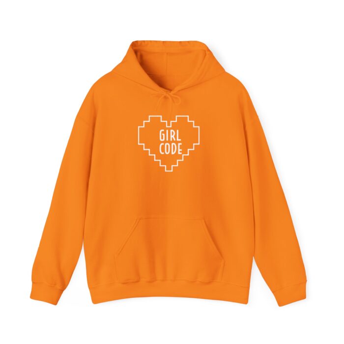 Girl Code Pixel Heart Hoodie - Image 10