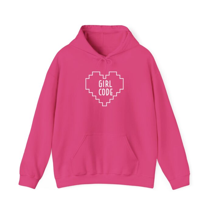 Girl Code Pixel Heart Hoodie - Image 28