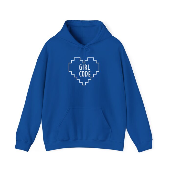 Girl Code Pixel Heart Hoodie - Image 19